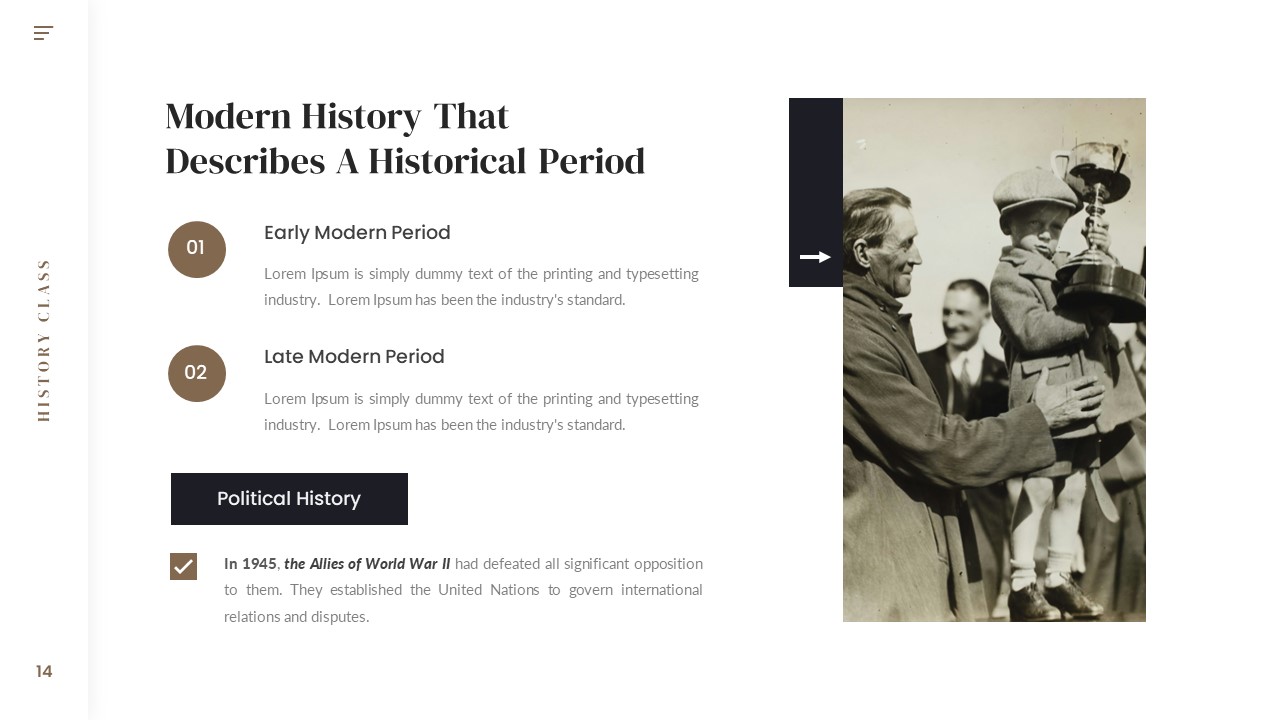History Class Presentation template PPTX | Premast