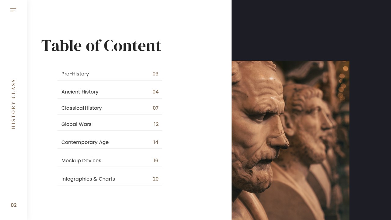 History Class Presentation template PPTX | Premast