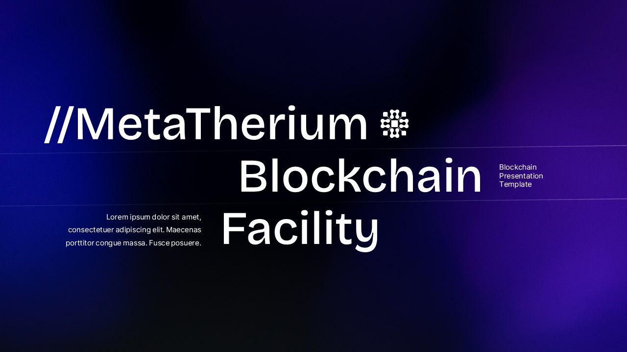 MetaTherium Blockchain Presentation PPTX