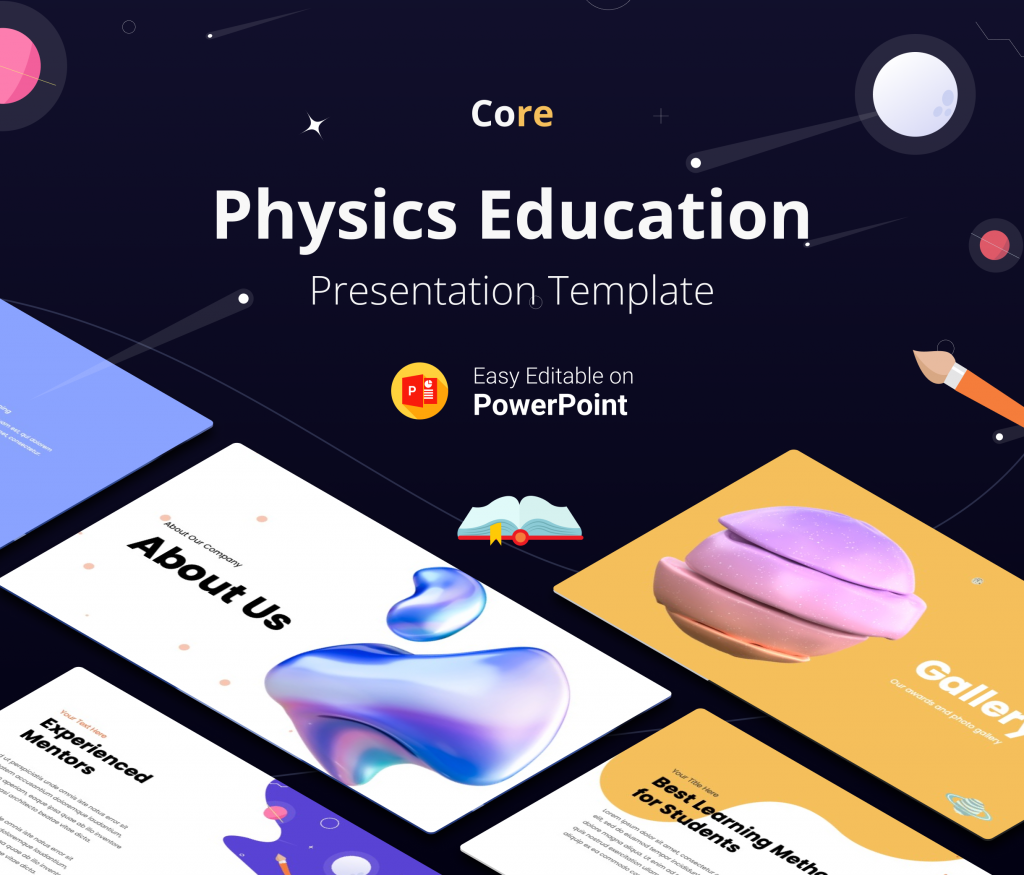 Core- Physics Education PowerPoint Presentation Template | Premast