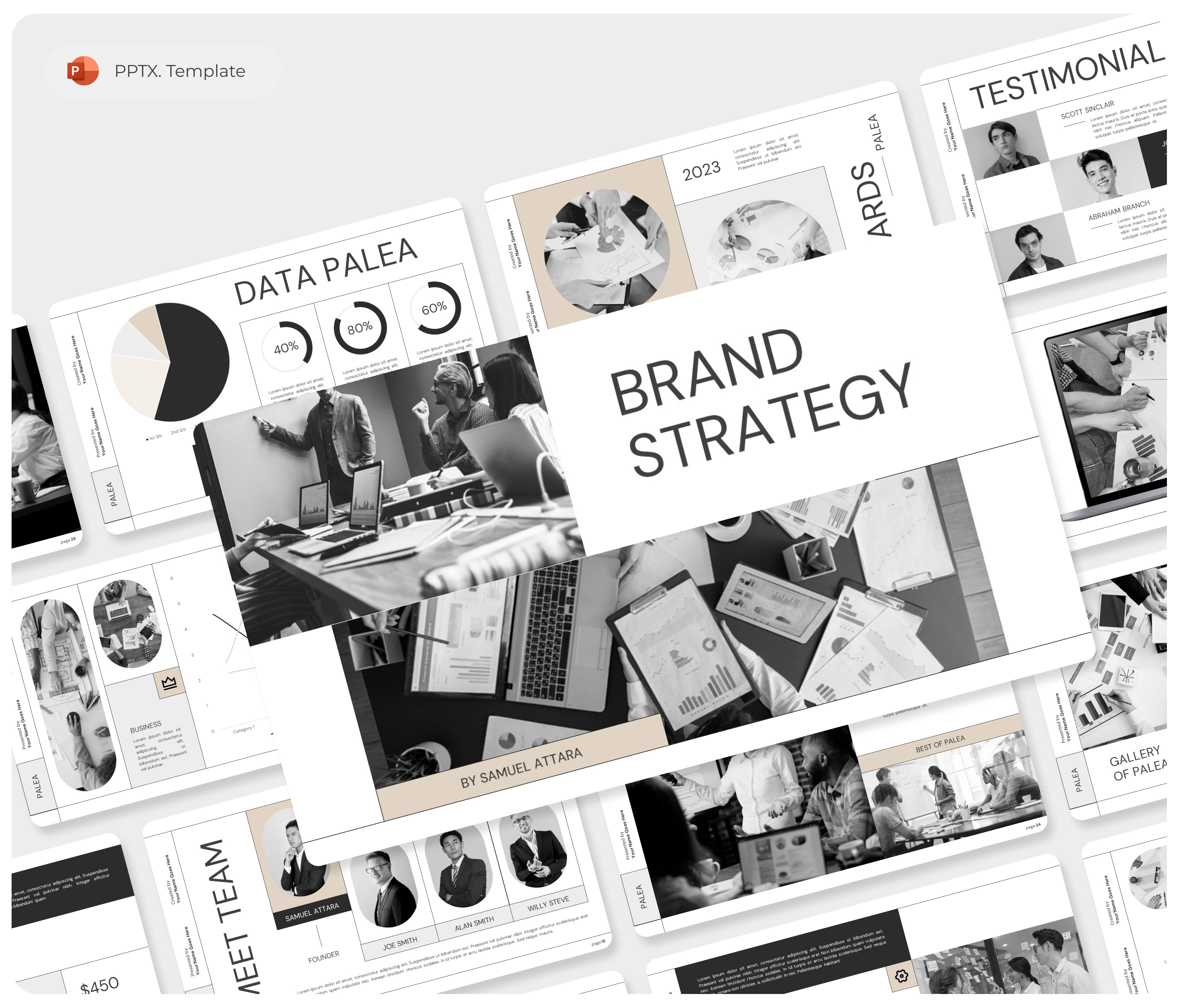 Palea Brand Strategy PowerPoint Presentation Template