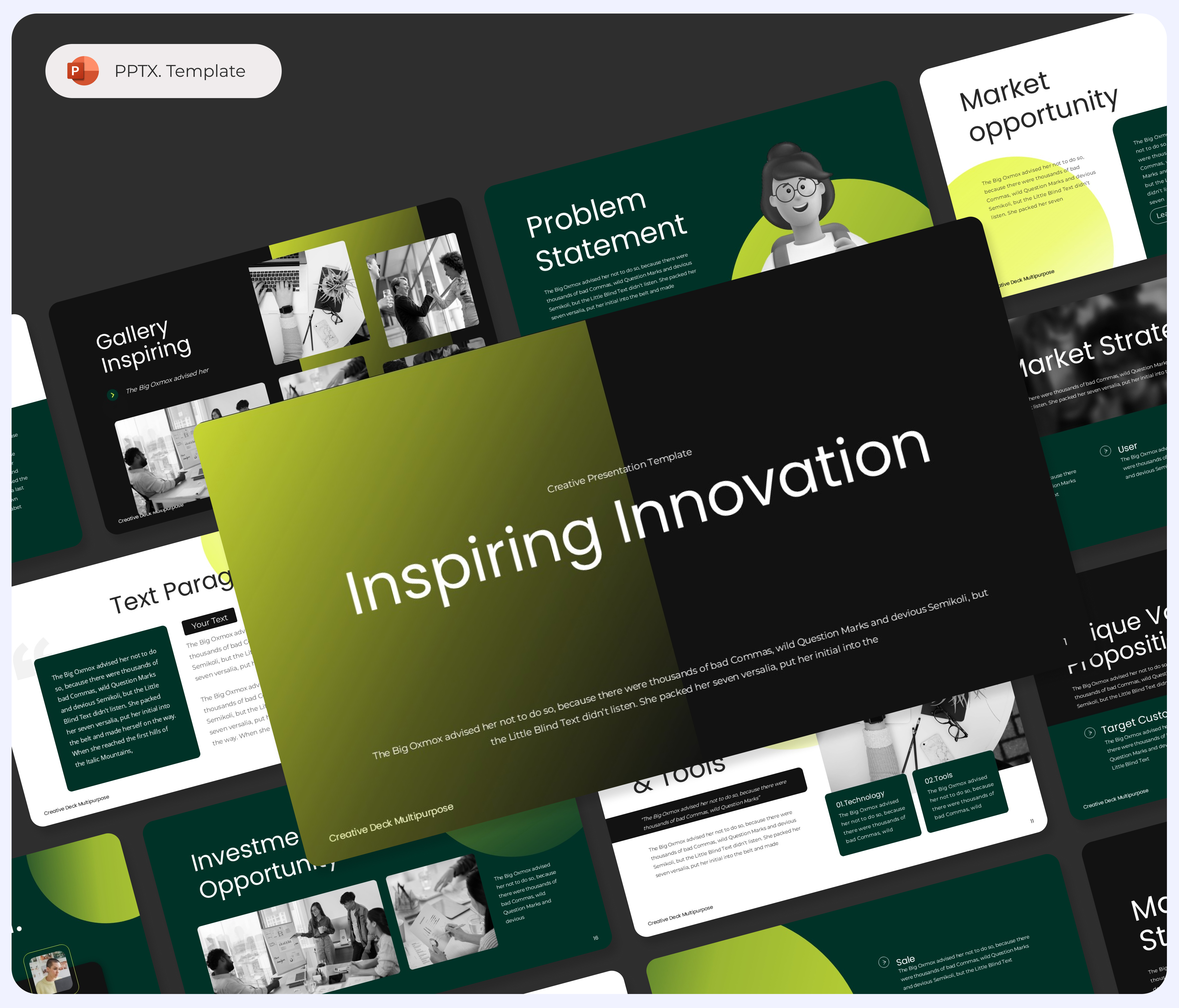 Inspiring Innovation PowerPoint Presentation Template