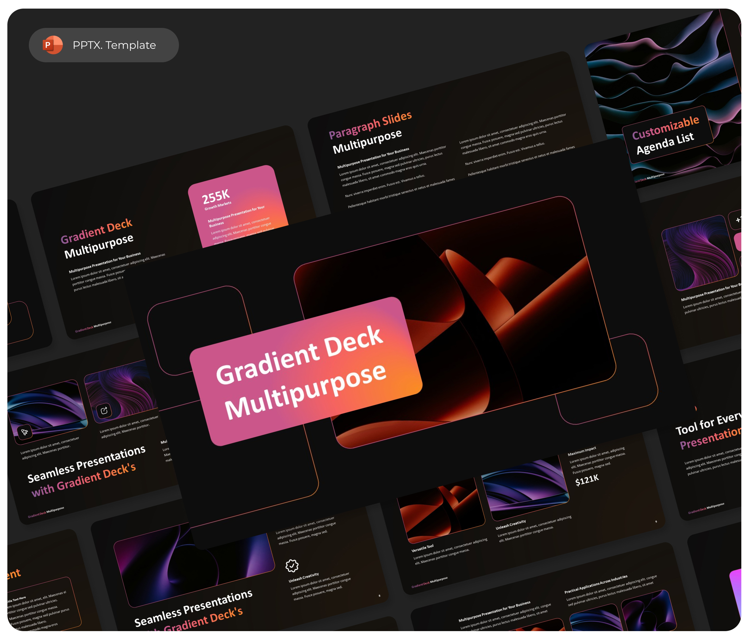 Gradient Deck Multipurpose PowerPoint Template