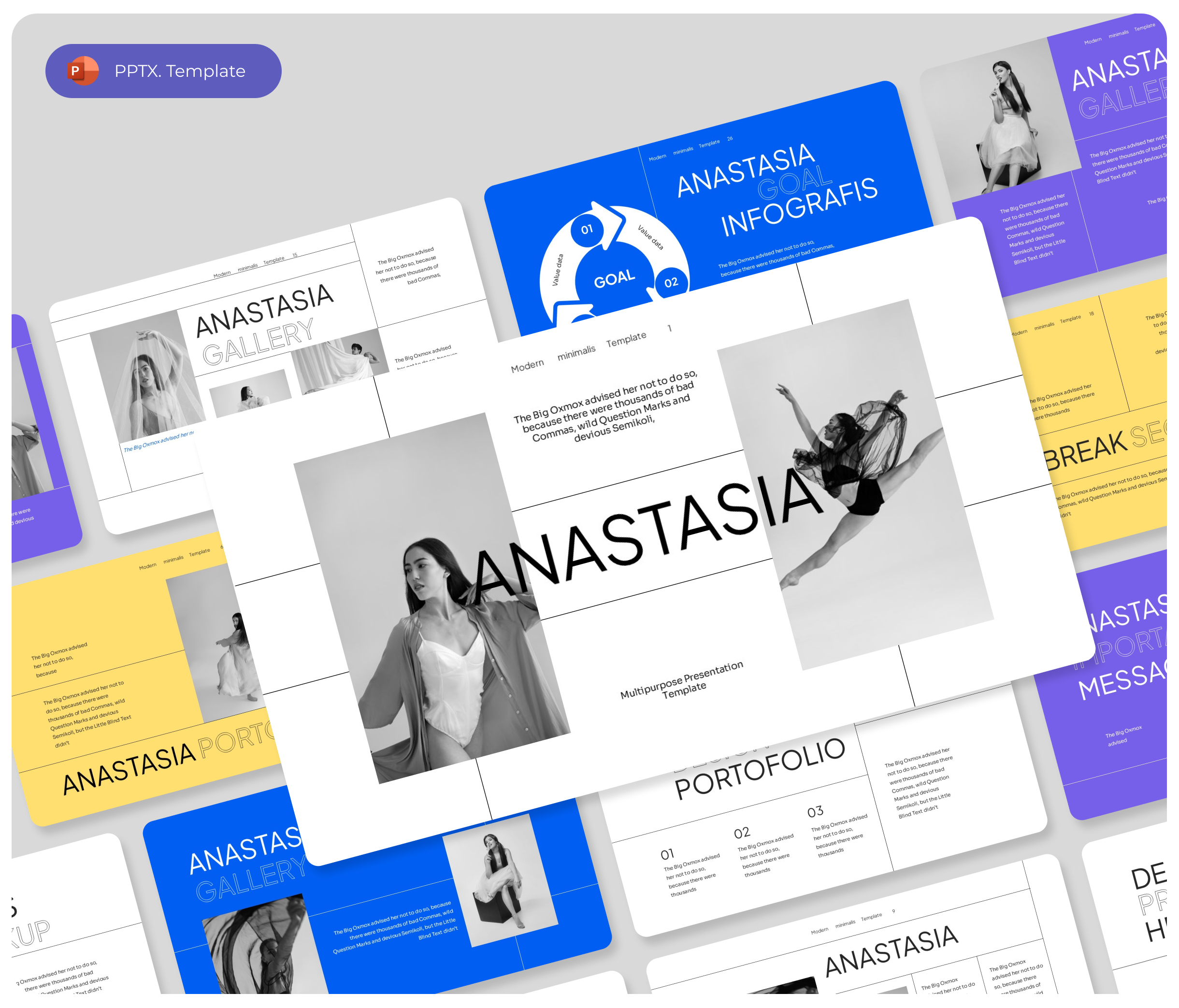 Anastasia – Multipurpose PowerPoint Presentation Template