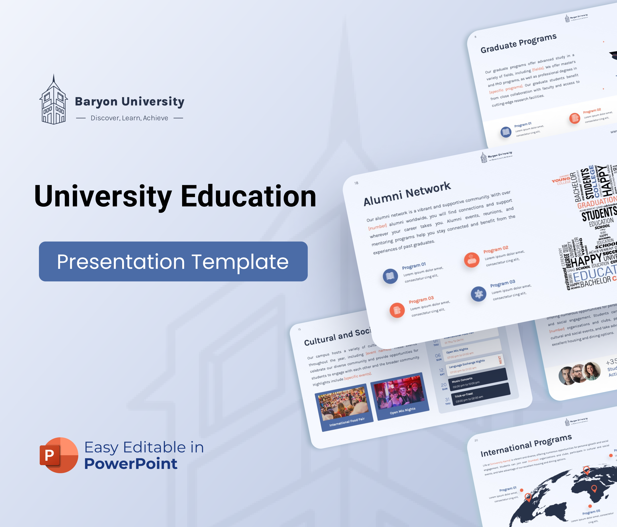 University Education – PowerPoint Presentation Template