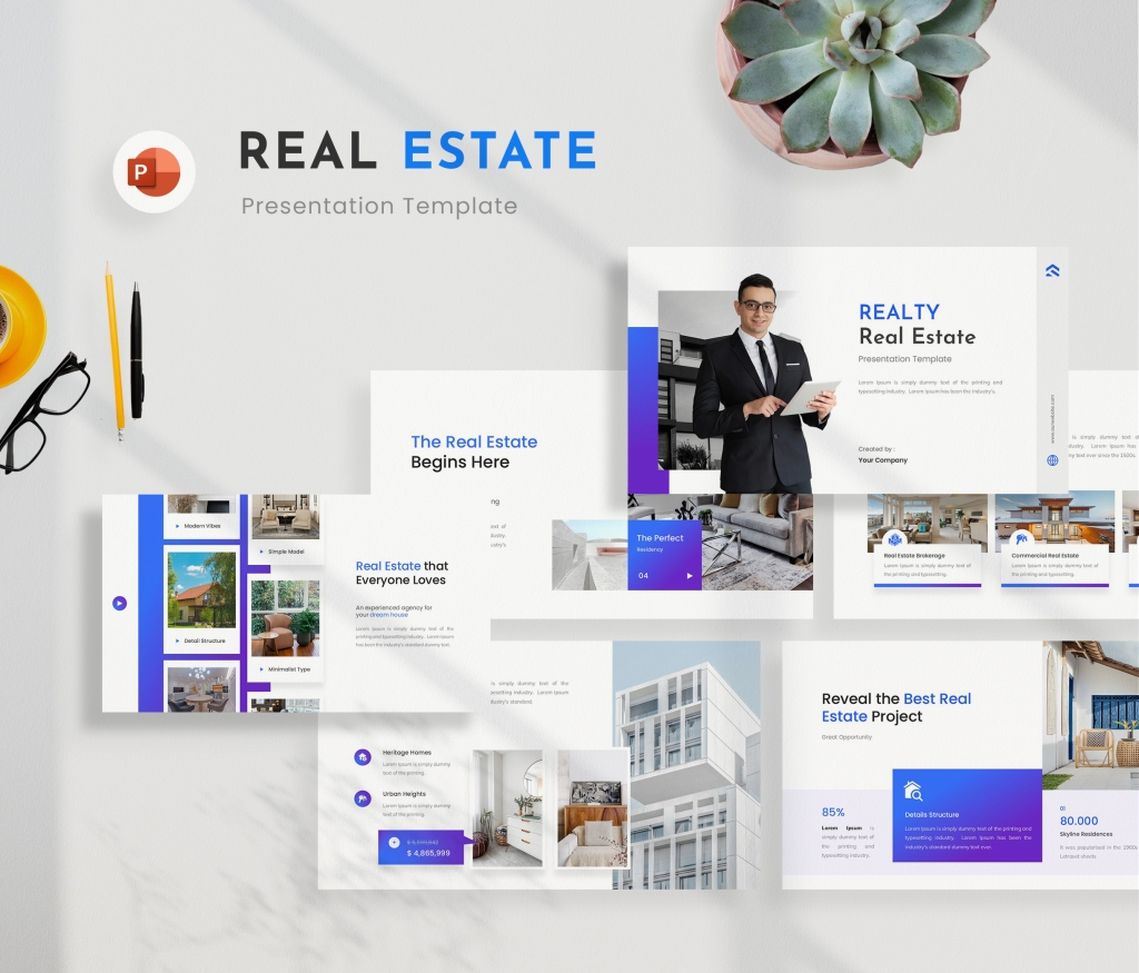 Realty- Real Estate PowerPoint Presentation Template | Premast