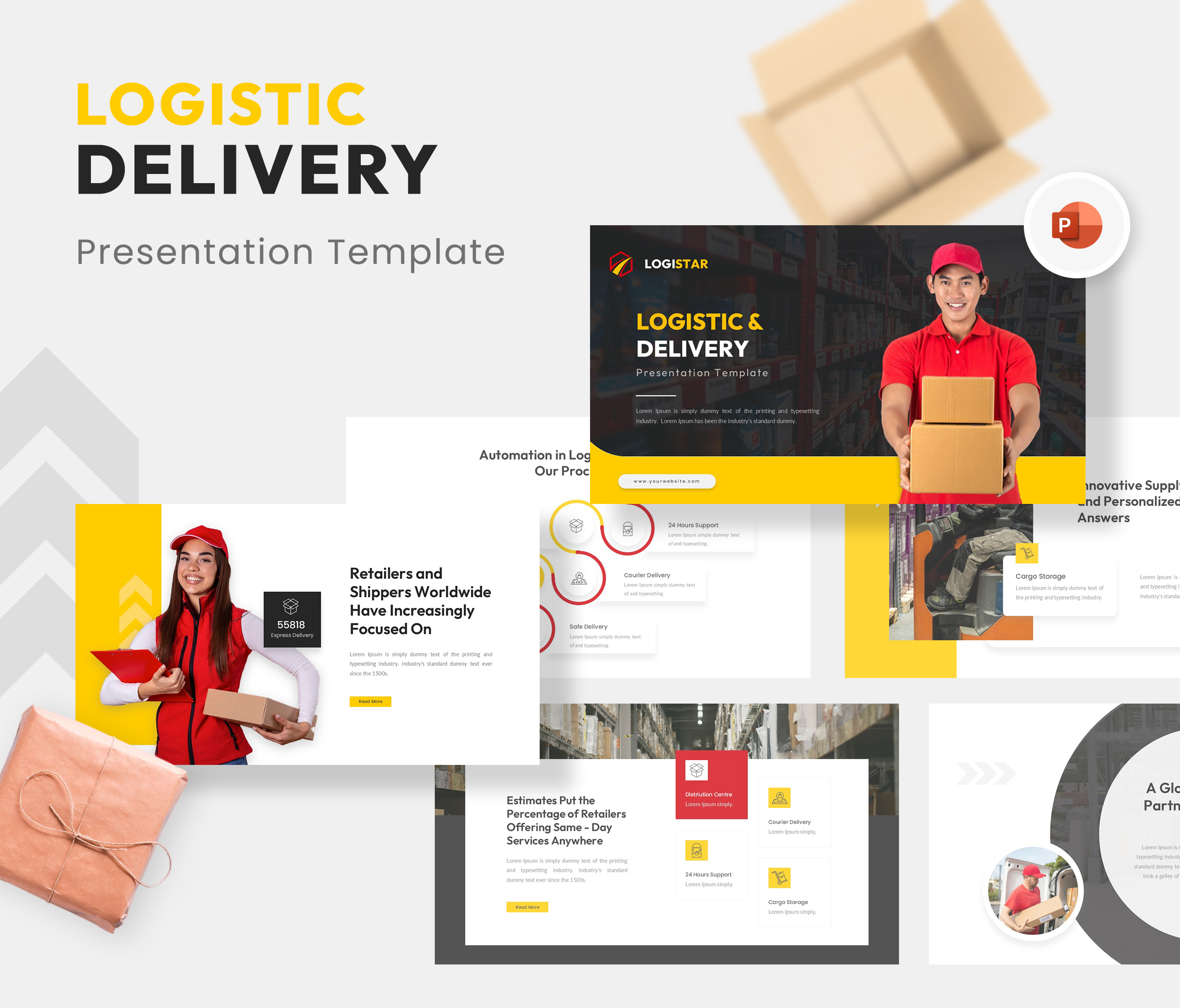 Logistar- Logistic and Delivery PowerPoint Presentation