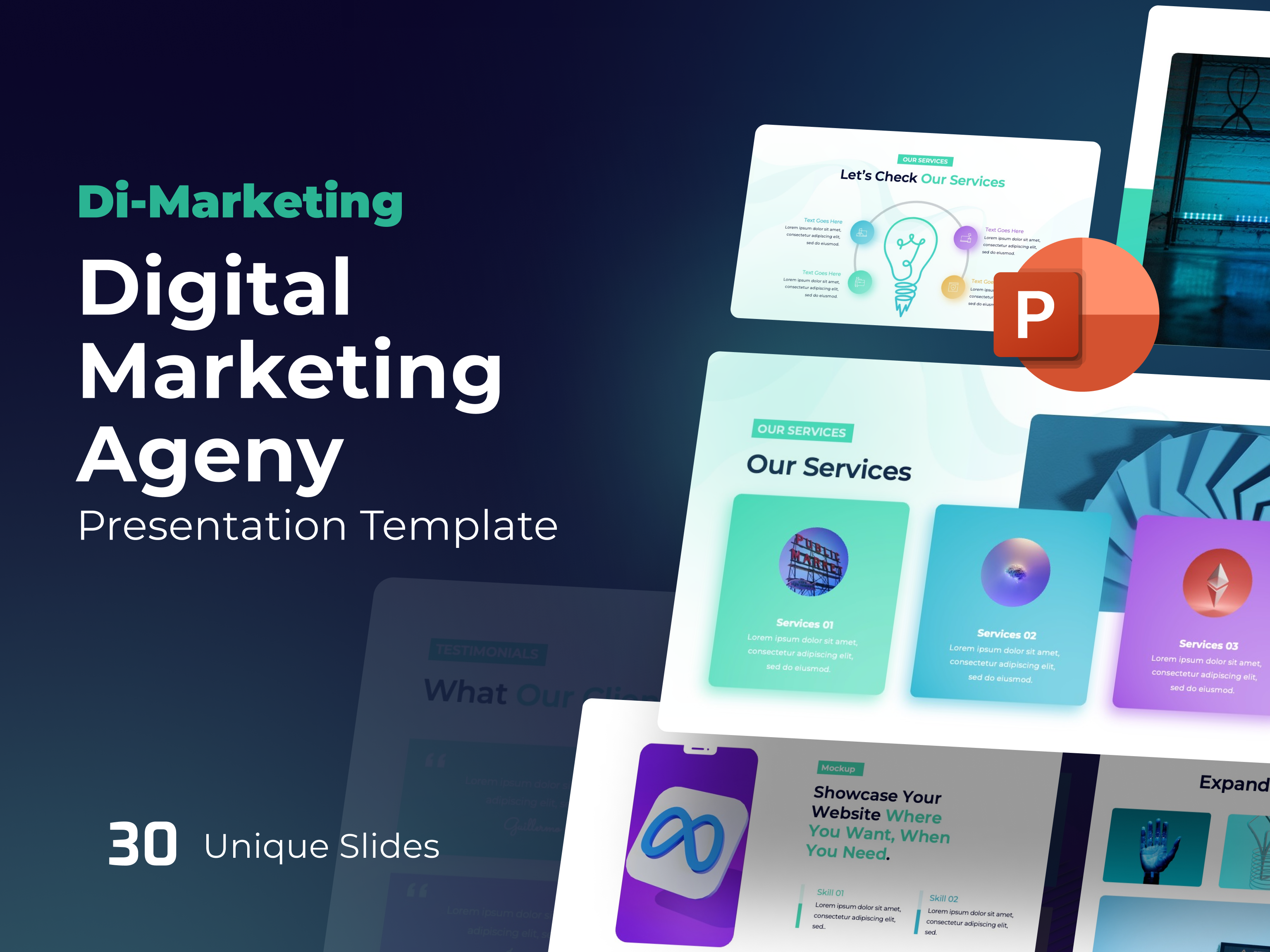 Di-Marketing- Digital Marketing Agency PowerPoint Presentation