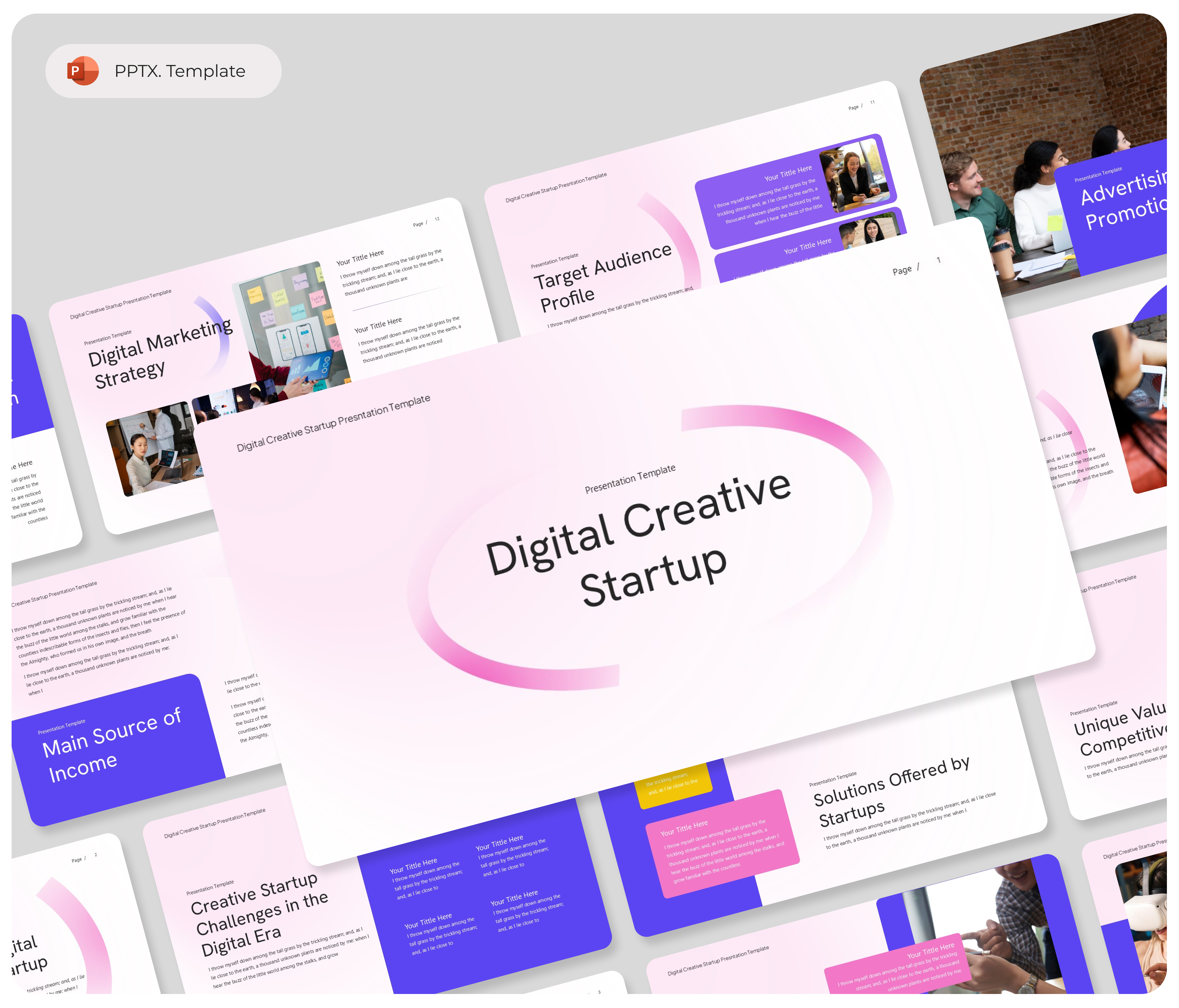 Digital Startup PowerPoint Presentation Template