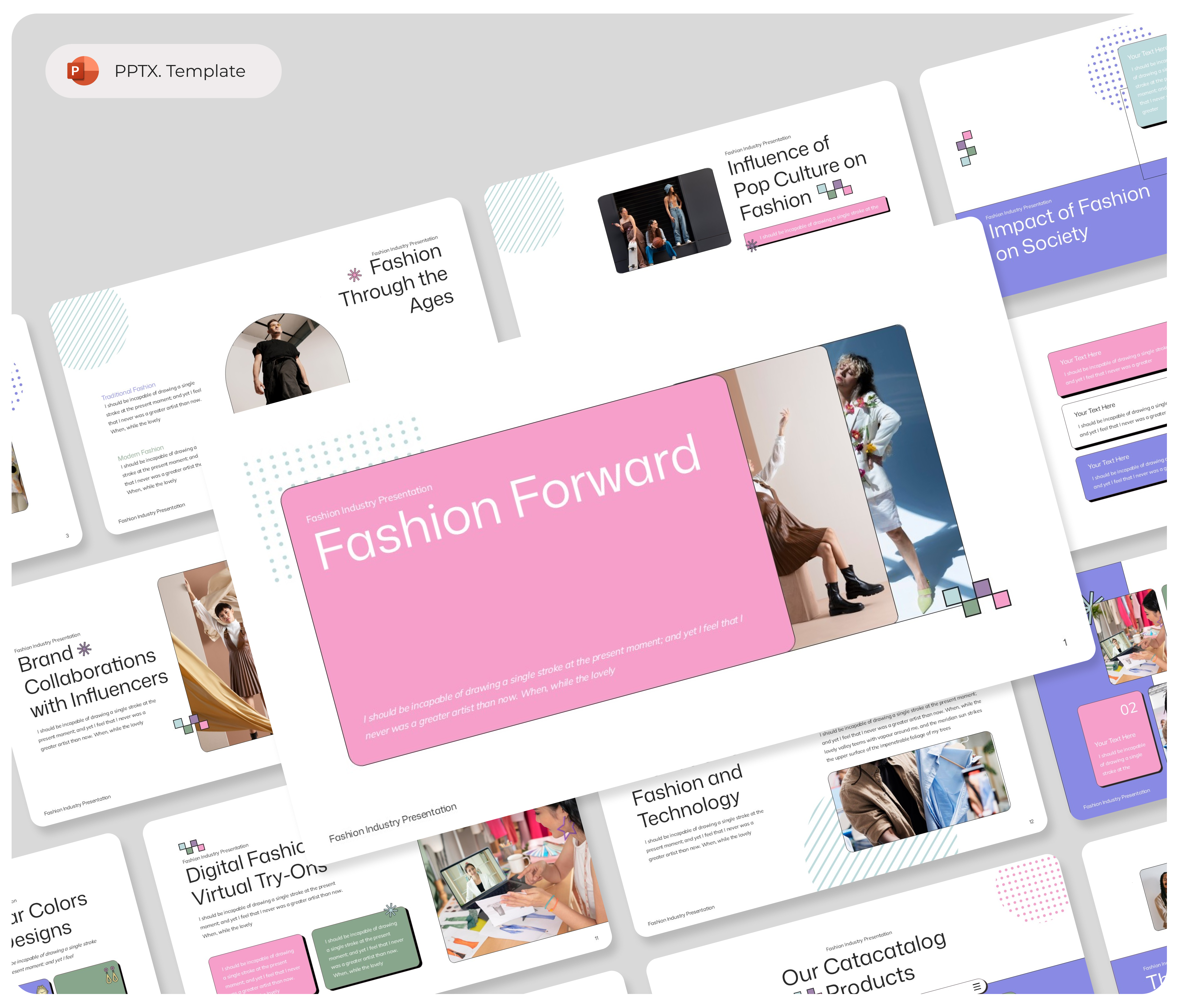 Fashion Forward PowerPoint Presentation Template