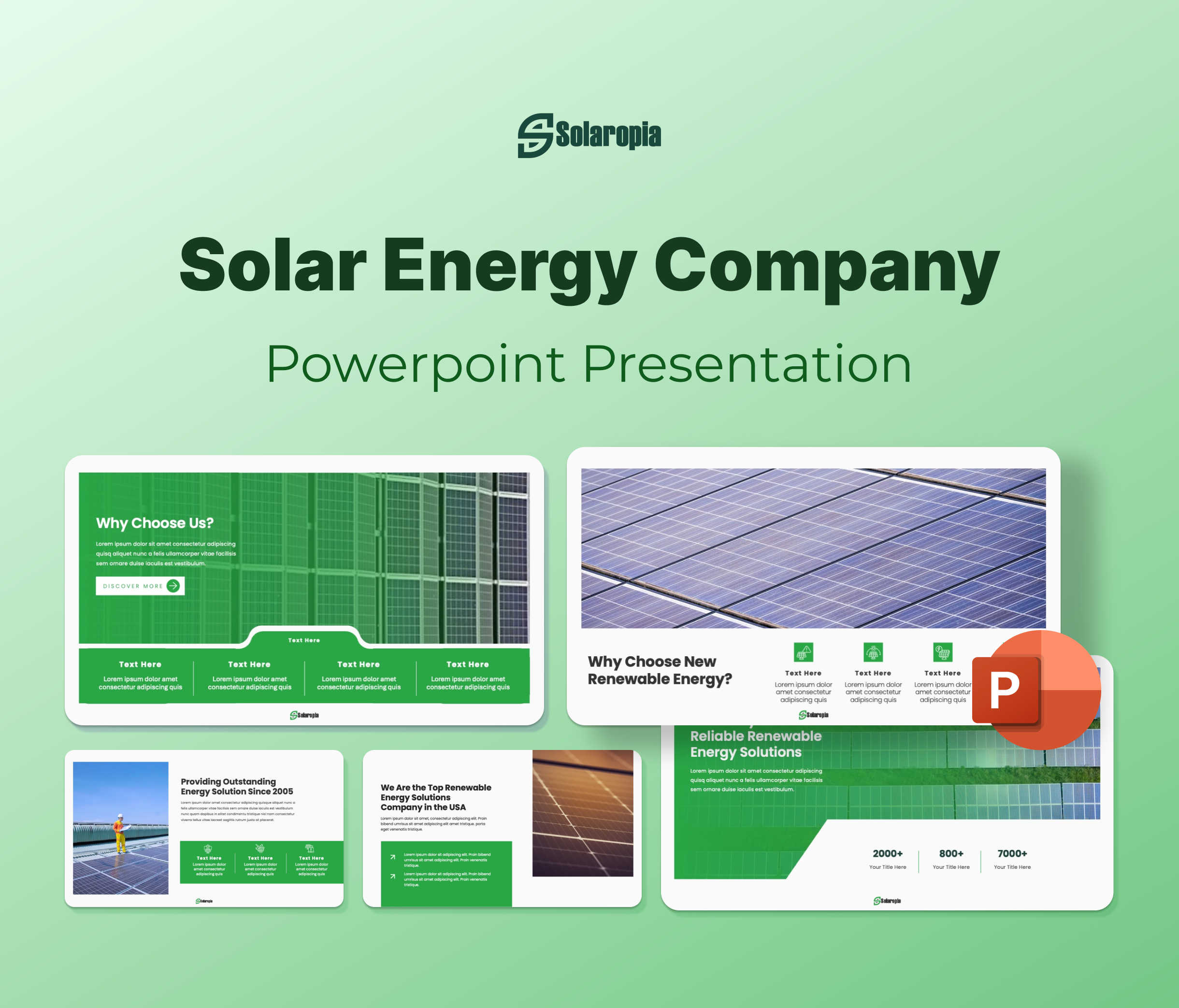 Solaropia- Solar Energy Company PowerPoint Presentation