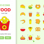 30 Food Icon set