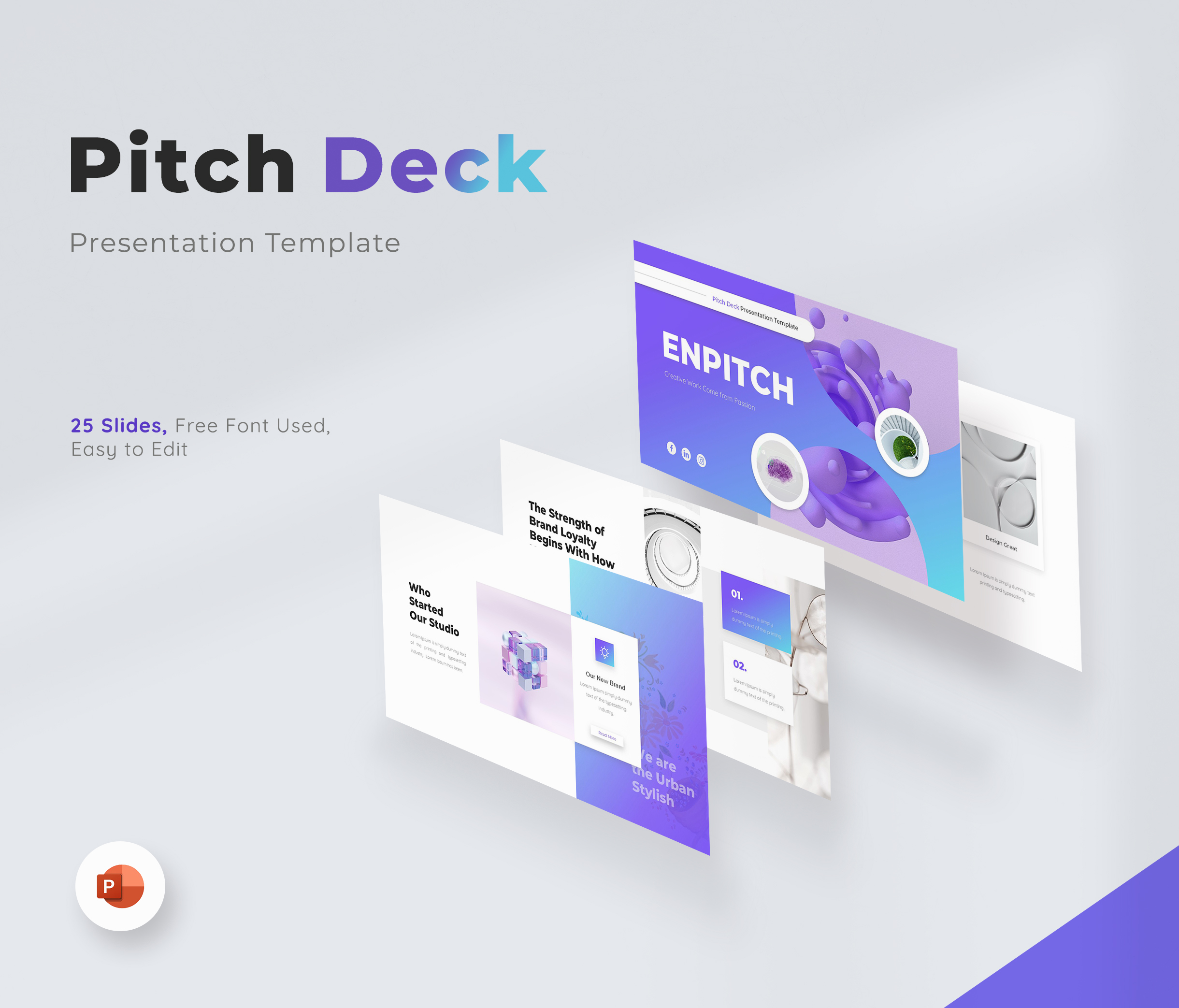 Enpitch- Pitch deck PowerPoint Presentation Template