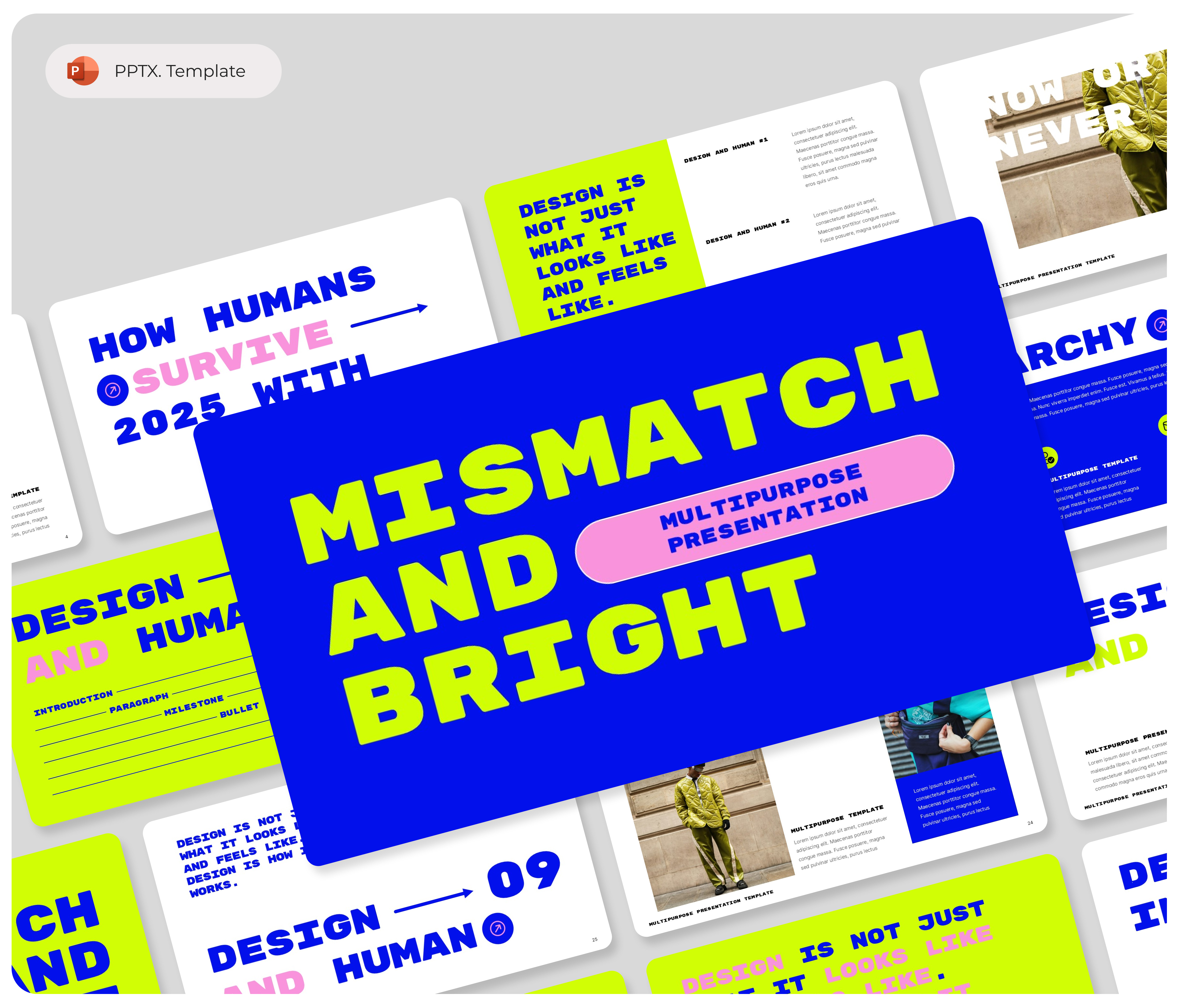 Mismatch and Bright Multipurpose PowerPoint Presentation