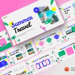 Creative Summer PowerPoint Presentation template