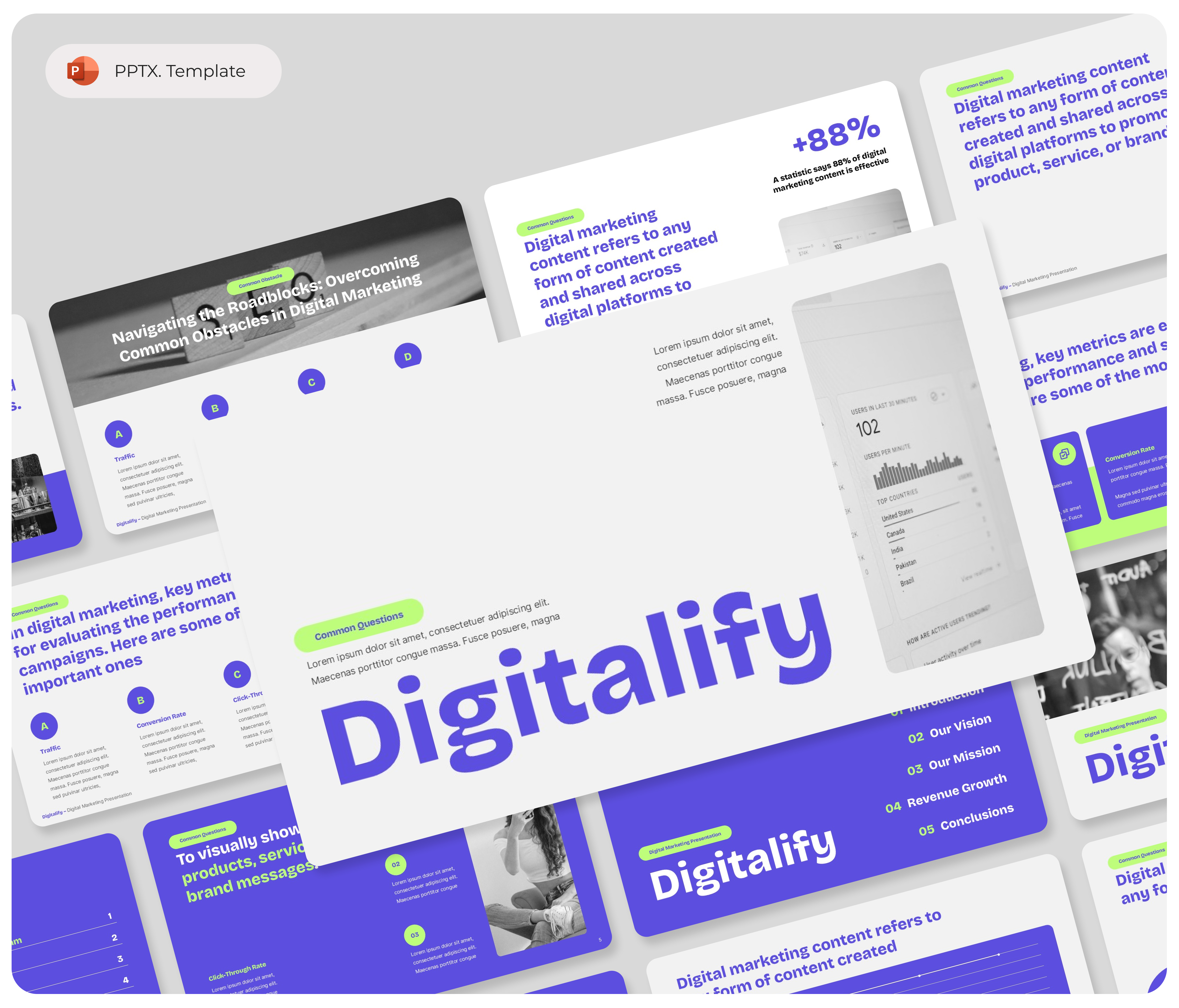Digitalify – Digital Marketing Presentation PowerPoint Template