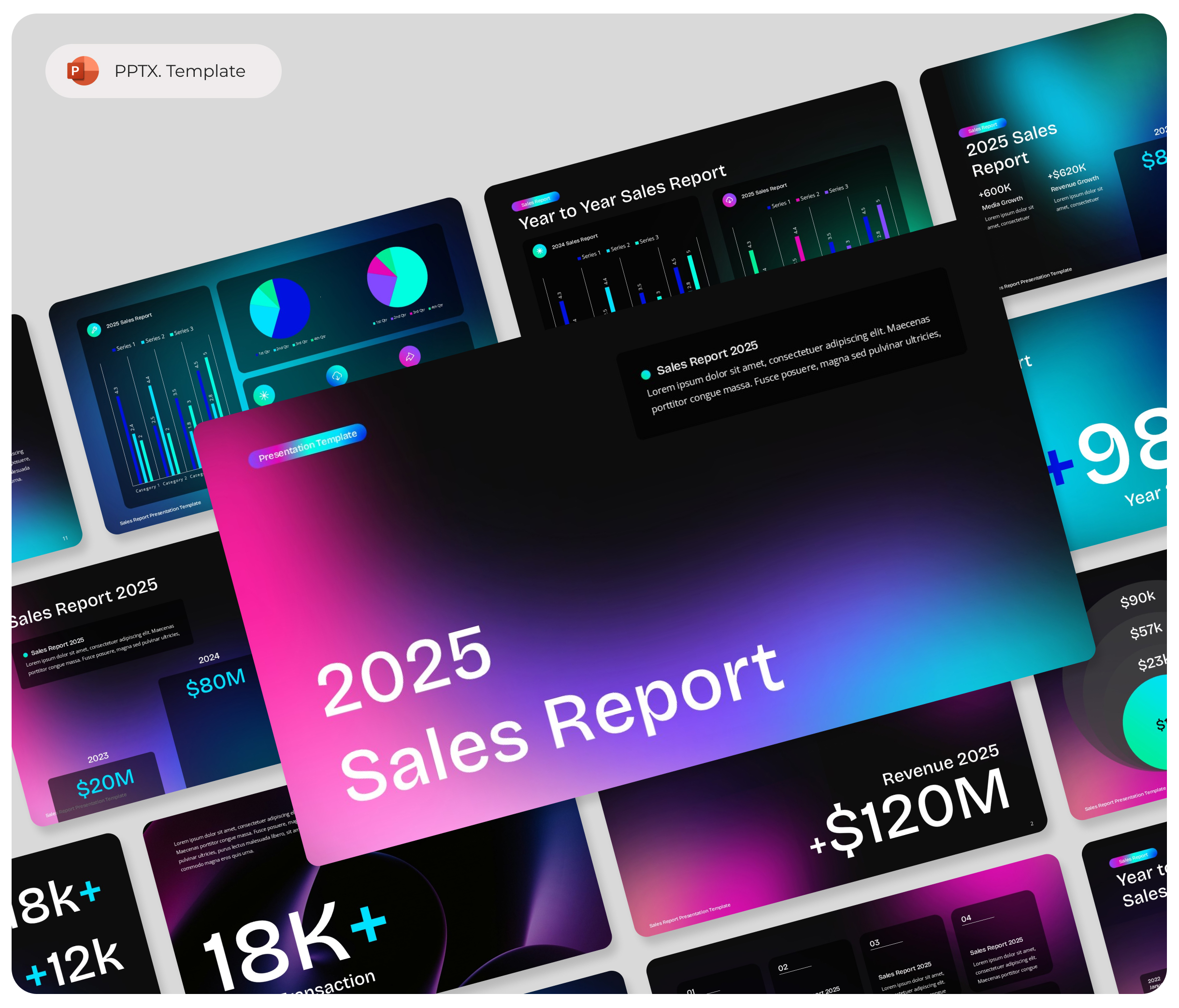 Q2 Sales Report PowerPoint Template