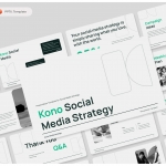 Kono Social Media Strategy PowerPoint template