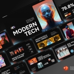 Modern Tech – Presentation PowerPoint Template
