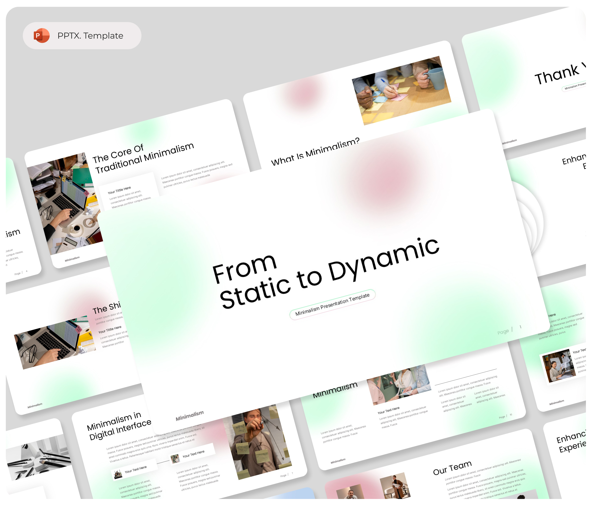 Minimalism Presentation PowerPoint Template