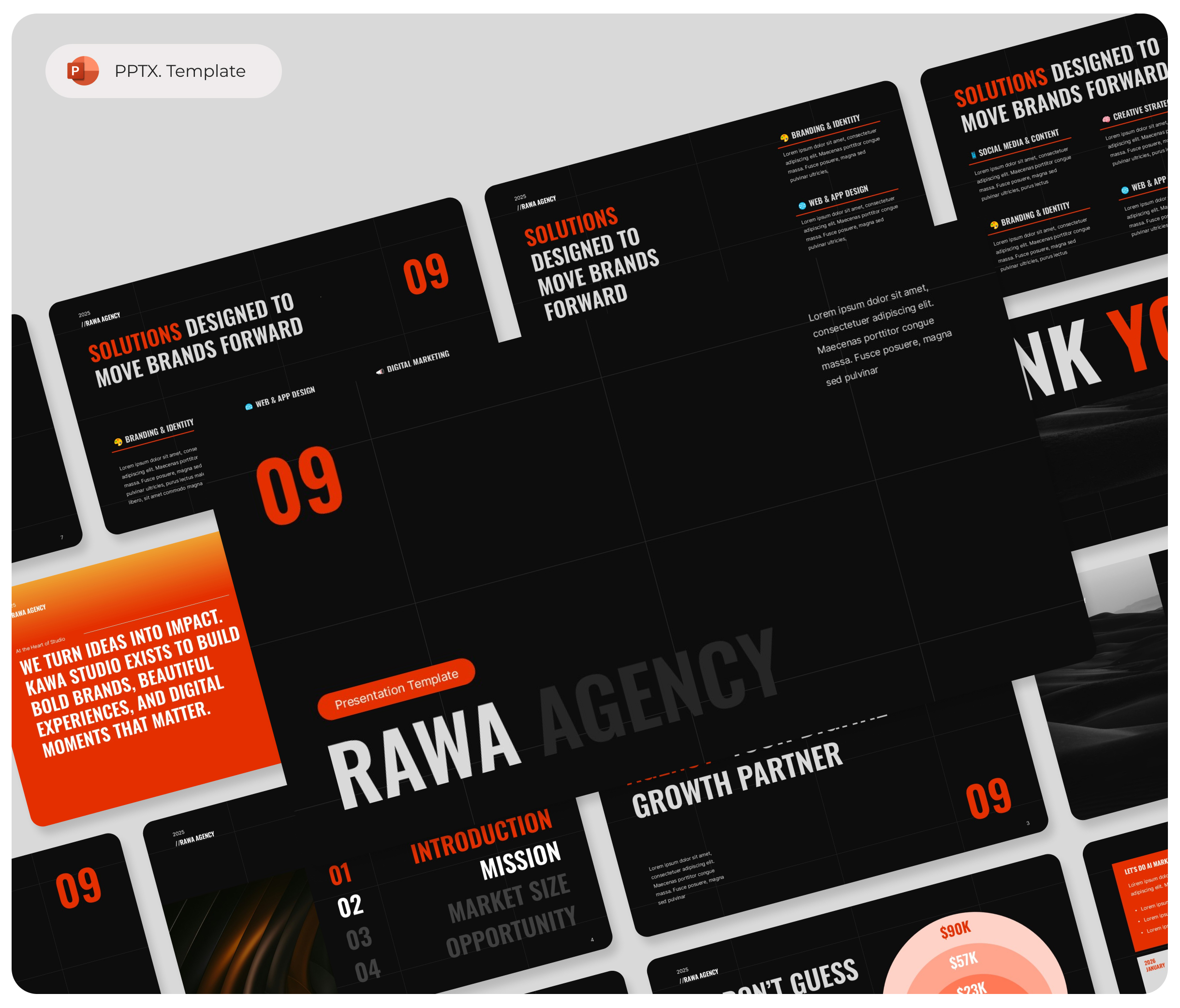 Agency Presentation PowerPoint Template