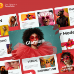 Fashion Glamix Presentation PowerPoint Template