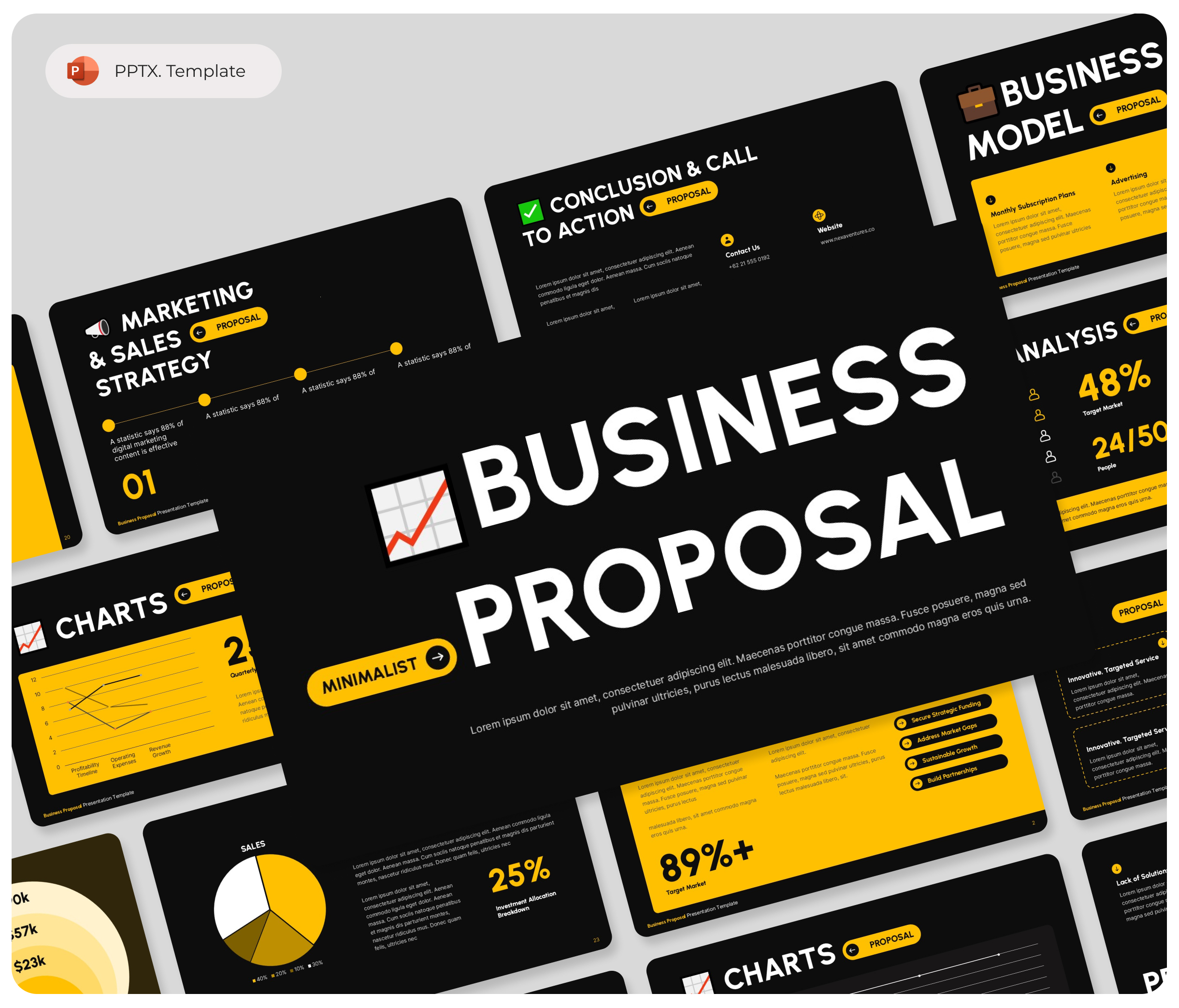 Business Proposal Presentation PowerPoint template