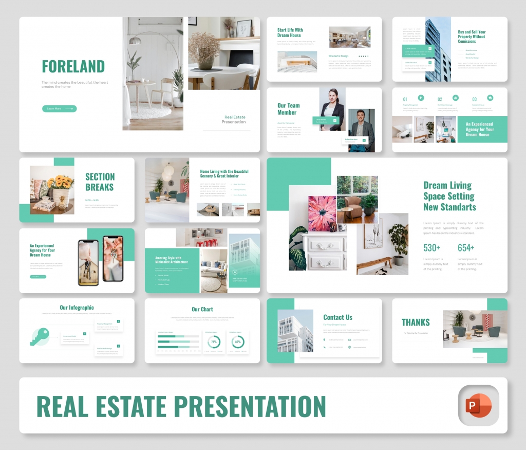 Foreland – Real Estate PowerPoint Presentation Template