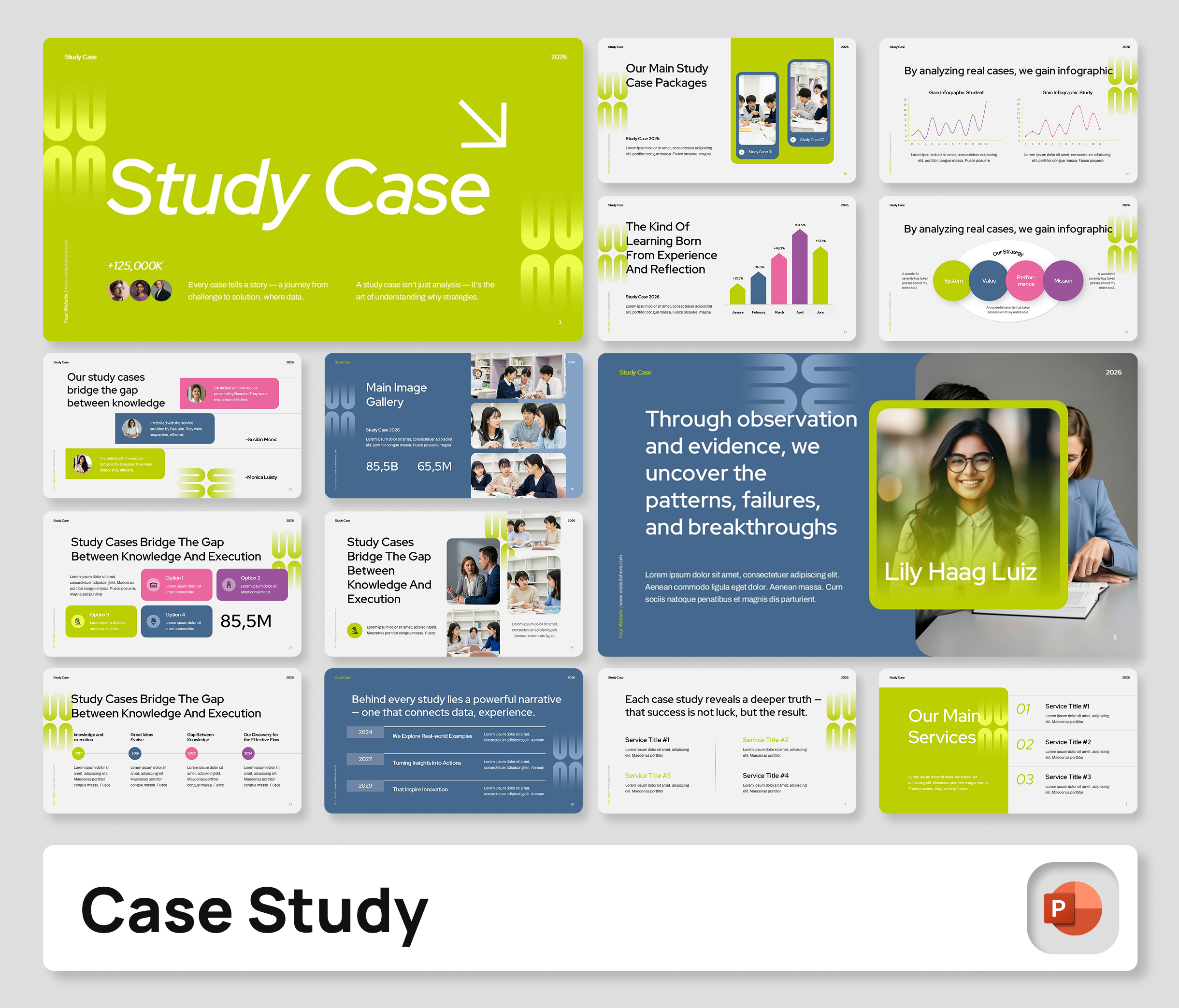 Business Case Study Pro PowerPoint Presentation Template