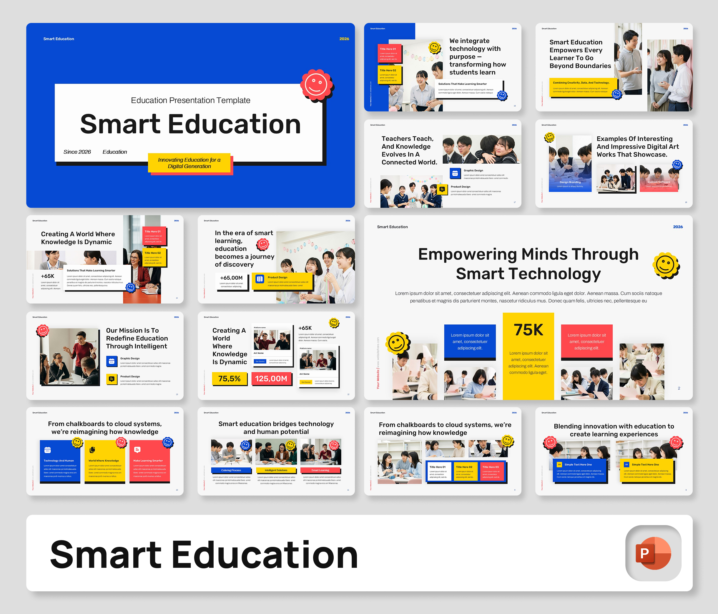 Smart Education PowerPoint Presentation Template