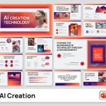 AI Creation Technology PowerPoint Presentation Template