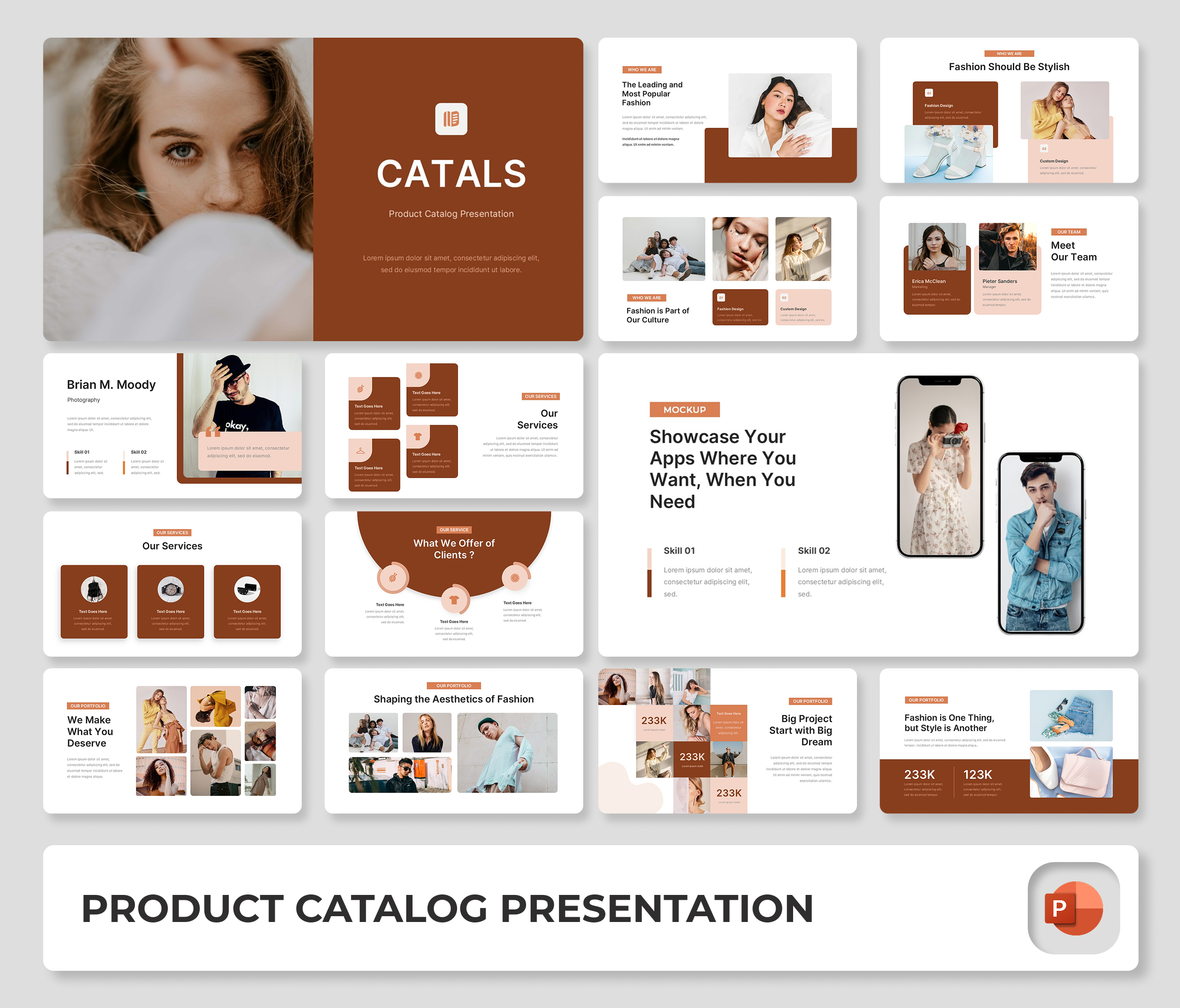 Catals – Product Catalog PowerPoint Presentation Template