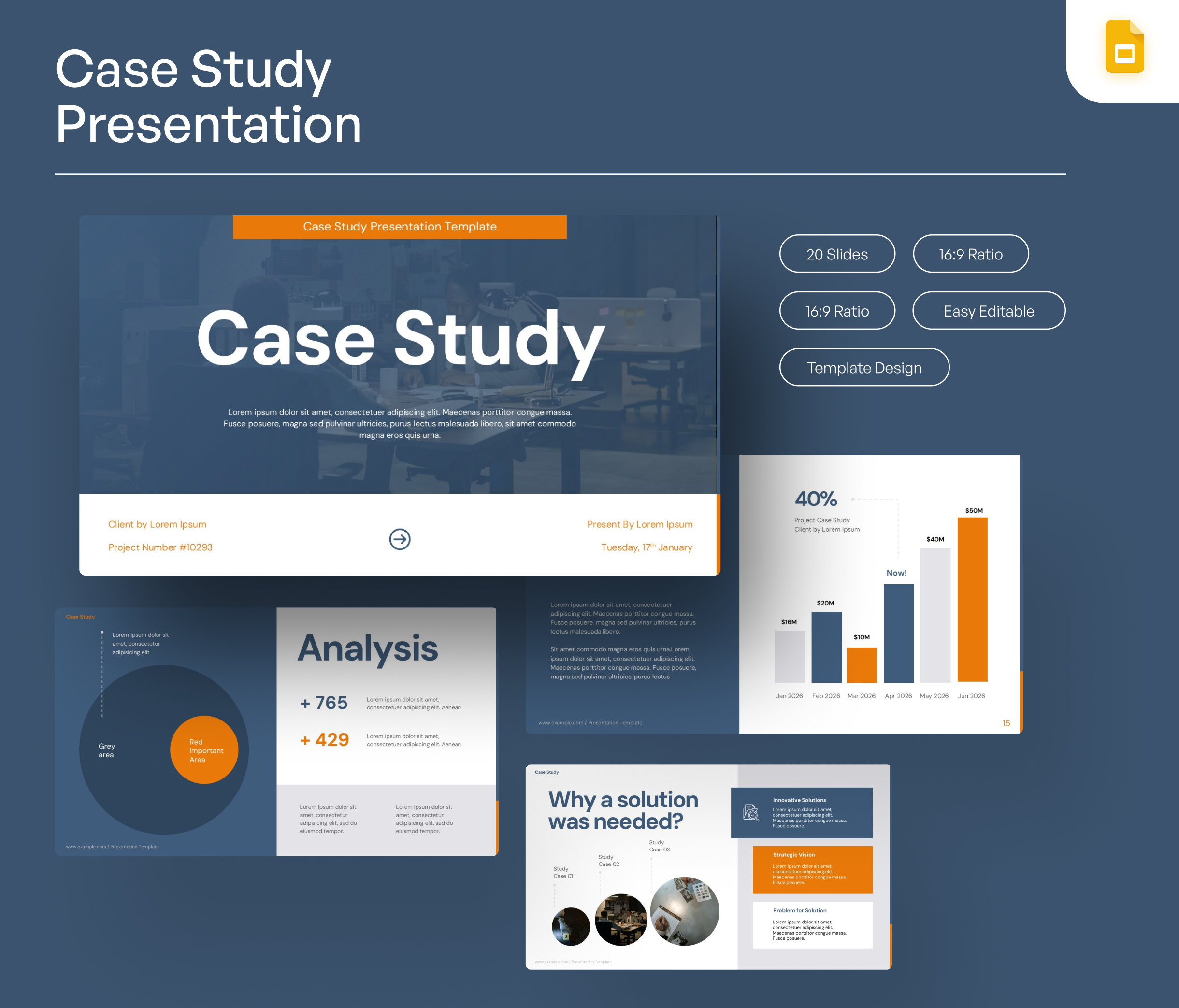 Case Study Google Slides Template