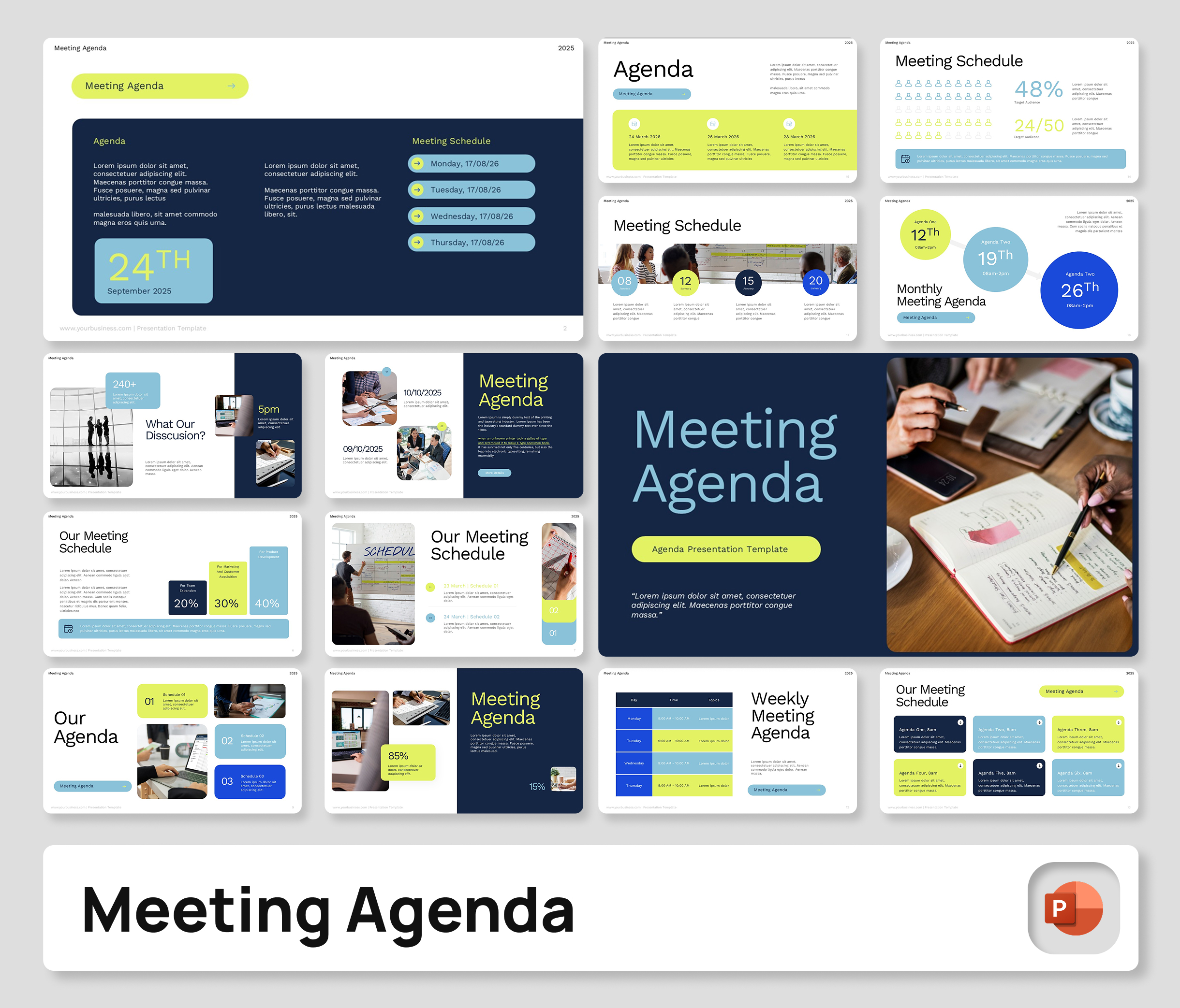 Meeting Agenda PowerPoint Template
