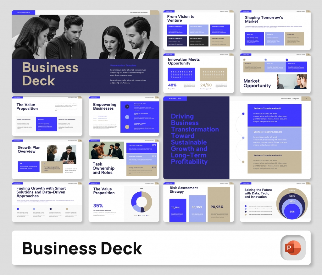 Business Deck Presentation Template | Premast