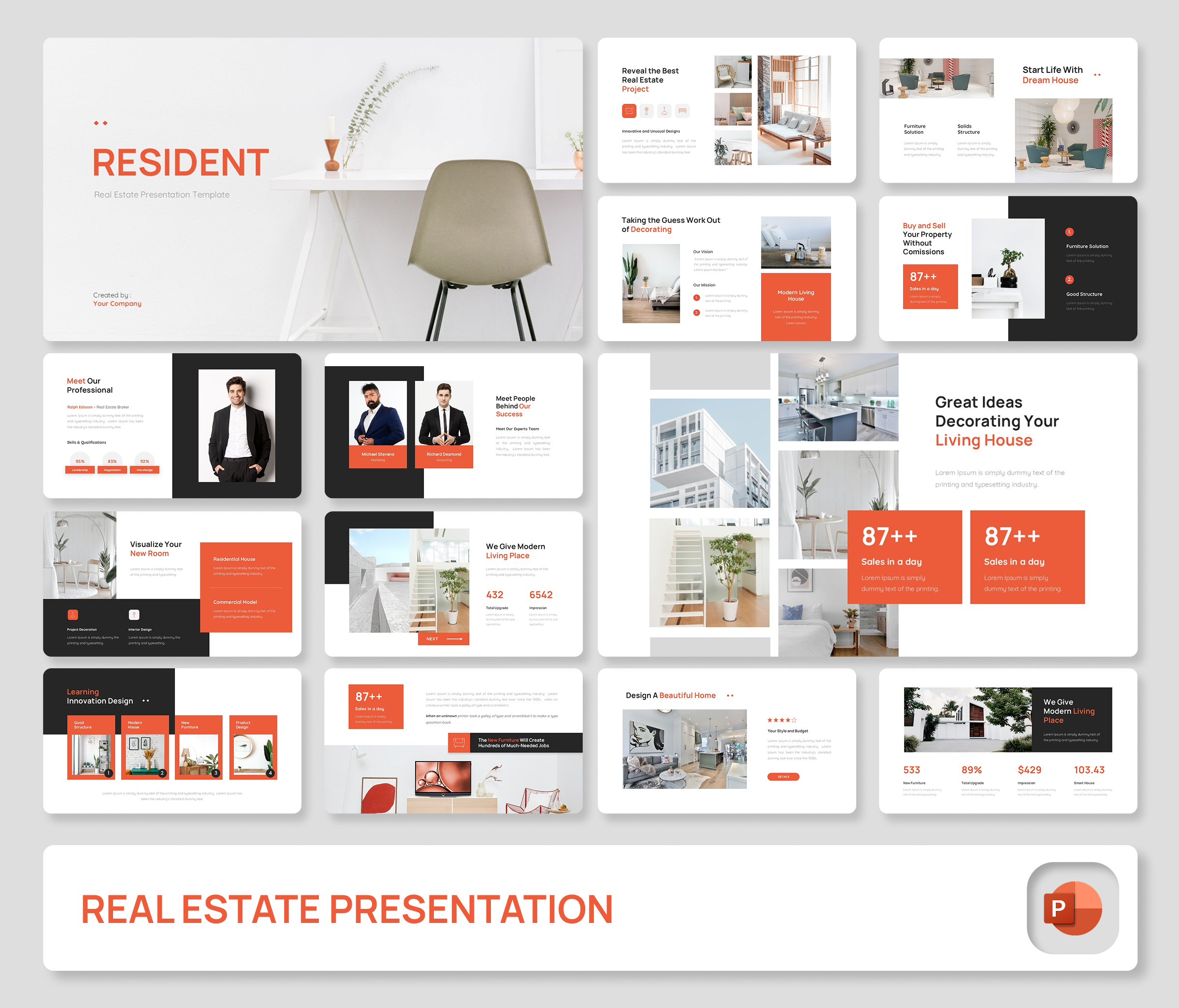 Resident Real Estate Presentation Template