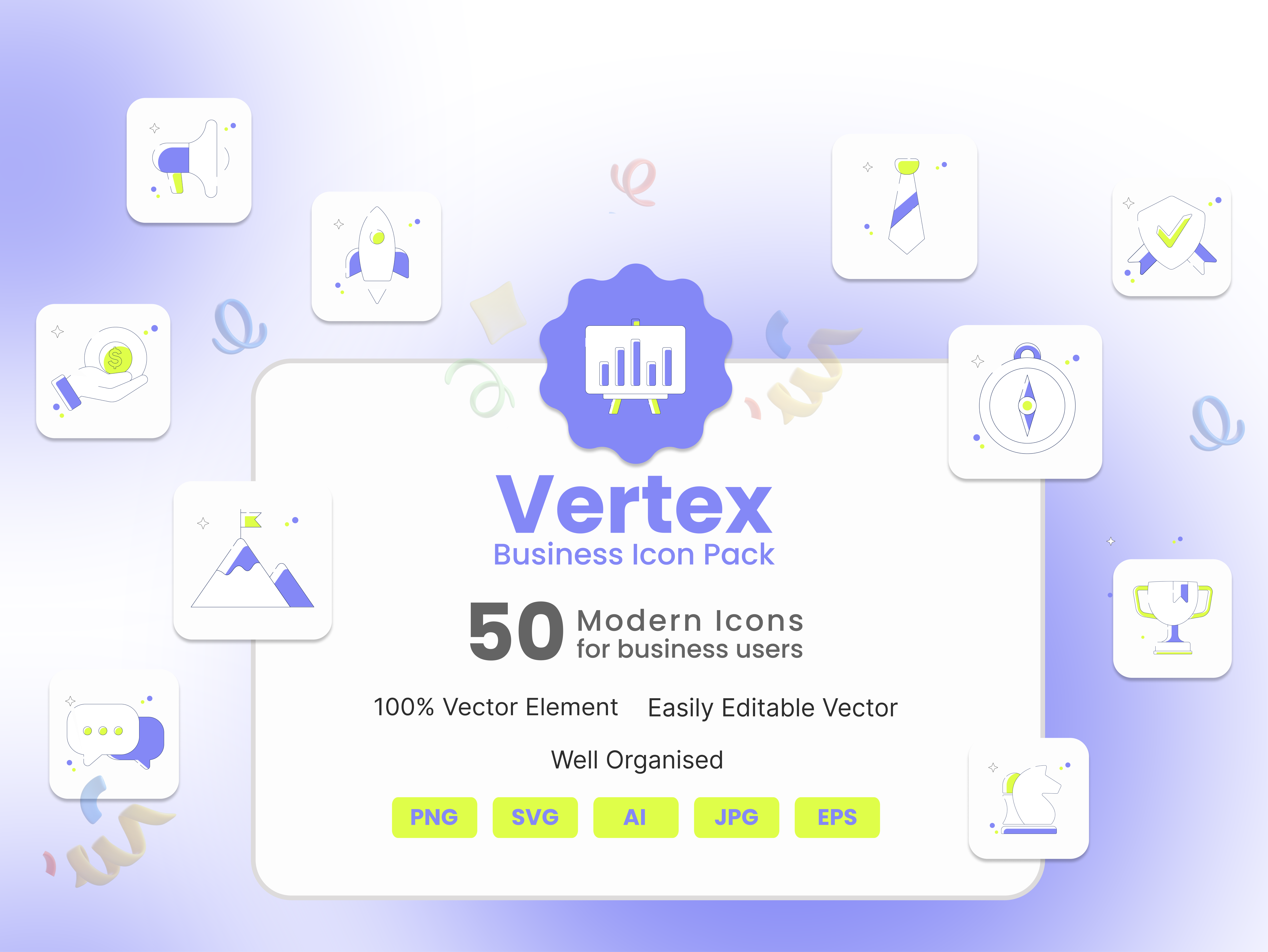 Vertex business Icons