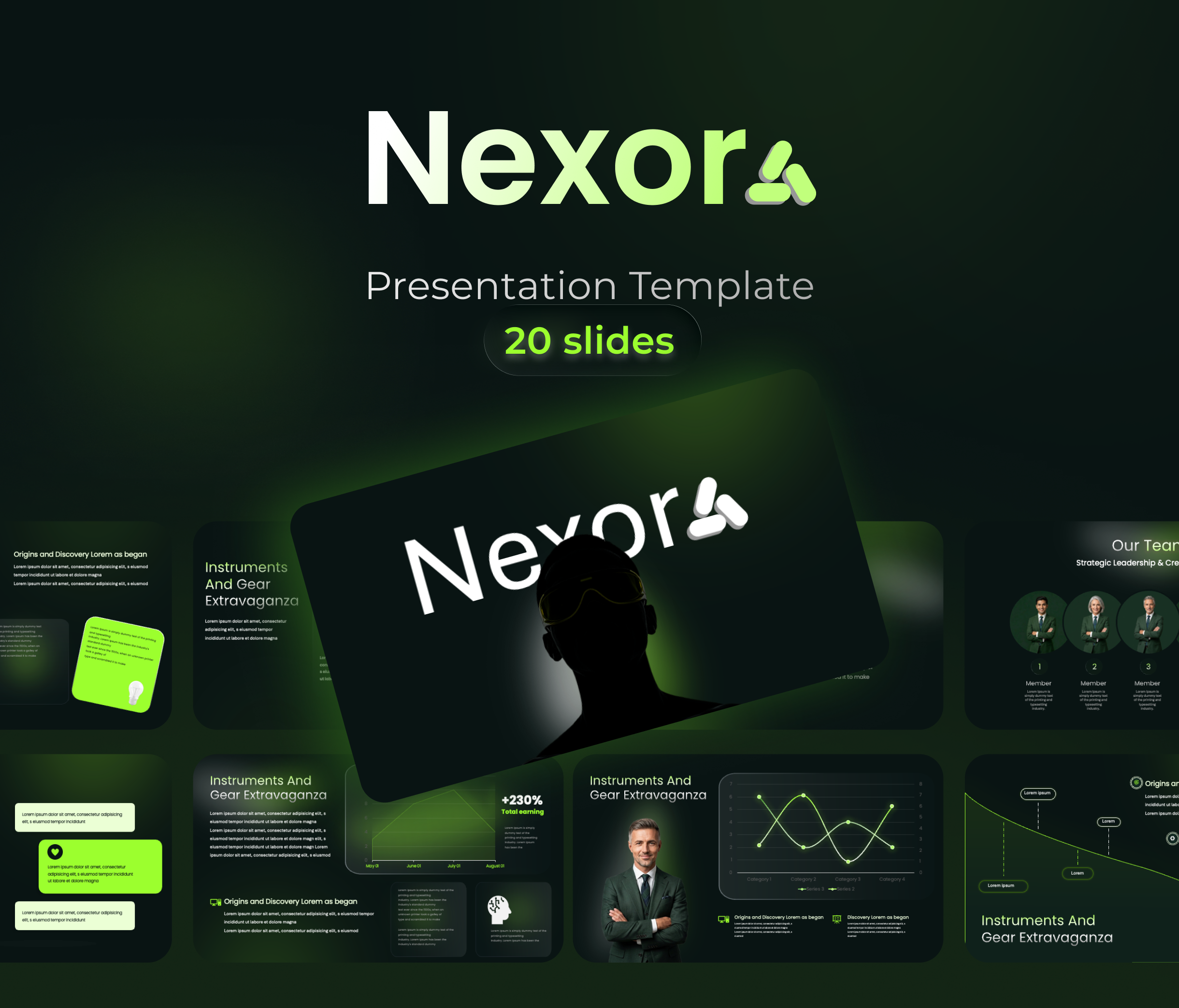 Nexora – Modern Tech & Business PowerPoint Template