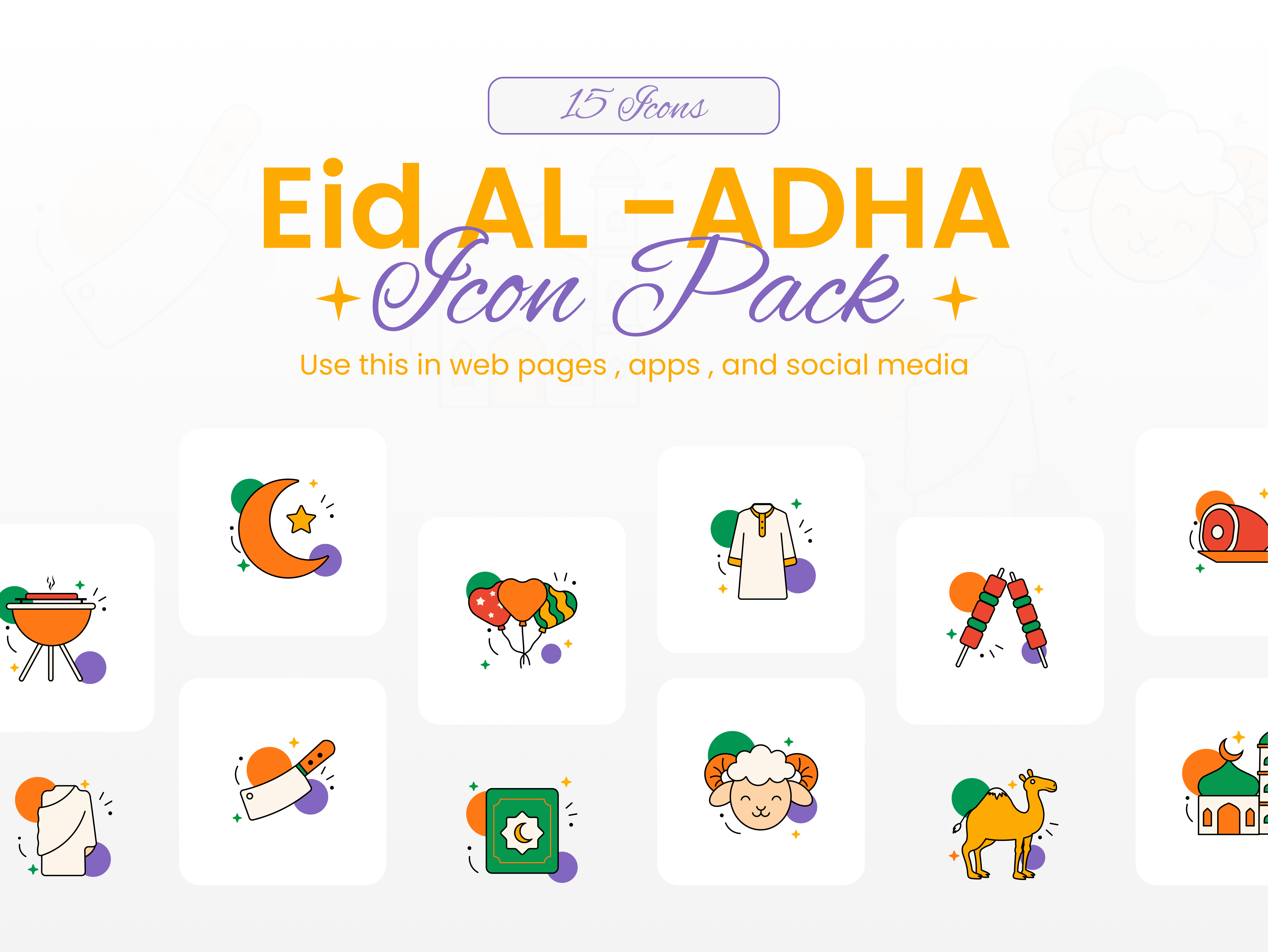 Eid Al-Adha Icon Pack